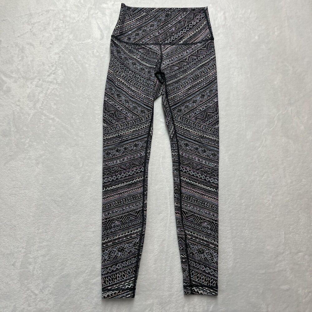 Lululemon Wunder Under High Rise Luxtreme Legging Women’s Sz 6 Tribal Pace